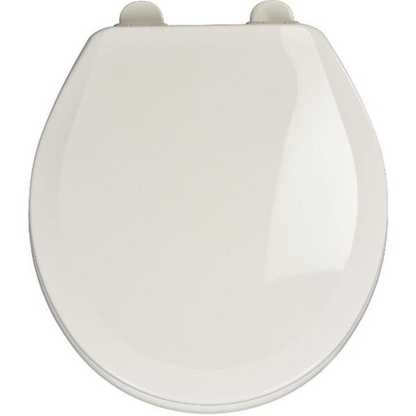 Centoco Manufacturing Centoco Manufacturing MP700SC-001 Round Wood with Safety Close White Mansfield Premium Toilet Seat MP700SC-001 - main